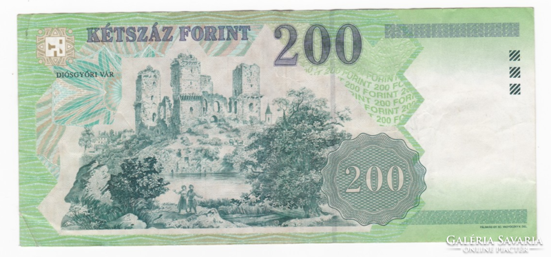 Kétszáz Forint bankjegy 2001