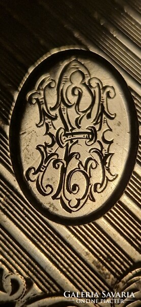 Vienna Art Nouveau silver cigarette case