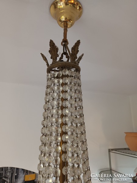 Refurbished crystal chandelier basket chandelier basket chandelier