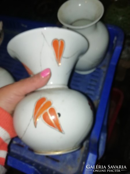 Régi porcelán váza 23. a képeken látható állapotban