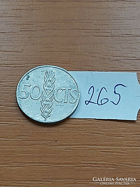 Spanish 50 centimeter 1966 alloy. 265