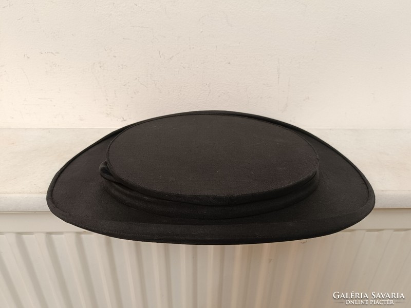 Antique top hat collapsible big hat dress movie theater costume prop 318 7941