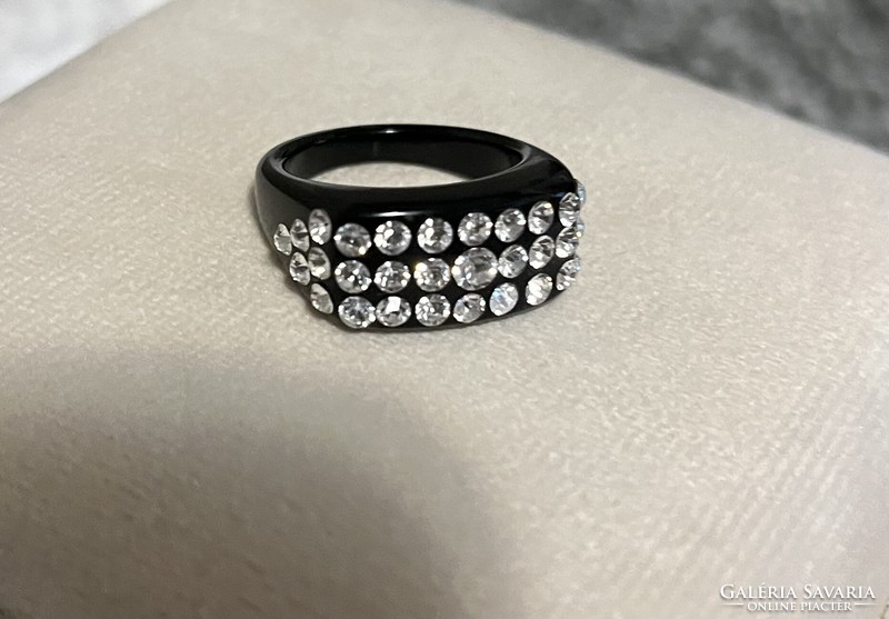Swarovski kristályos gyűrű