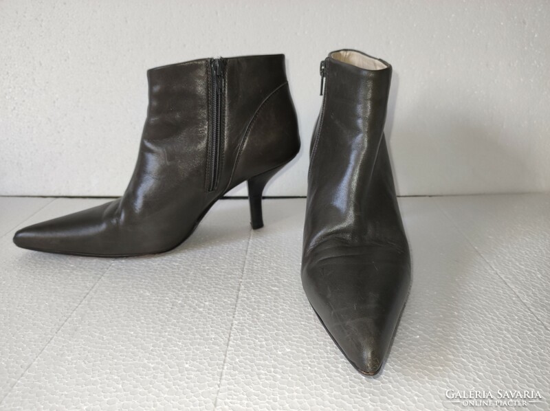 H&m leather ankle boots size 39
