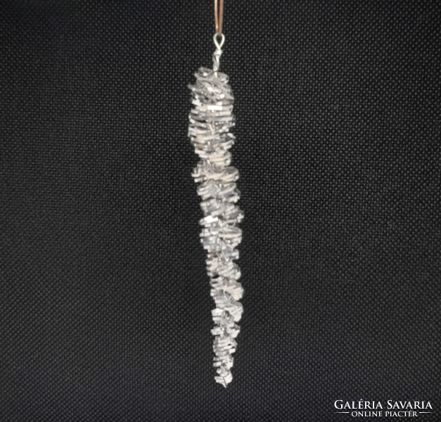 Old icicle Christmas tree decoration