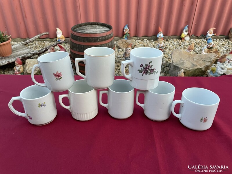 Beautiful porcelain mugs mug floral Zsolnay nostalgia village peasant decoration collectors