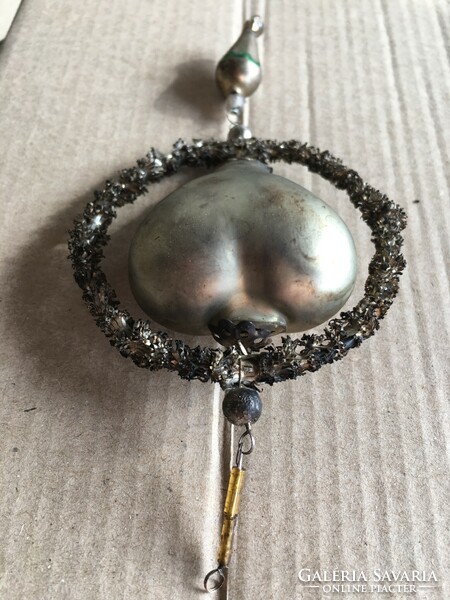 Special antique worn silver Christmas tree decoration
