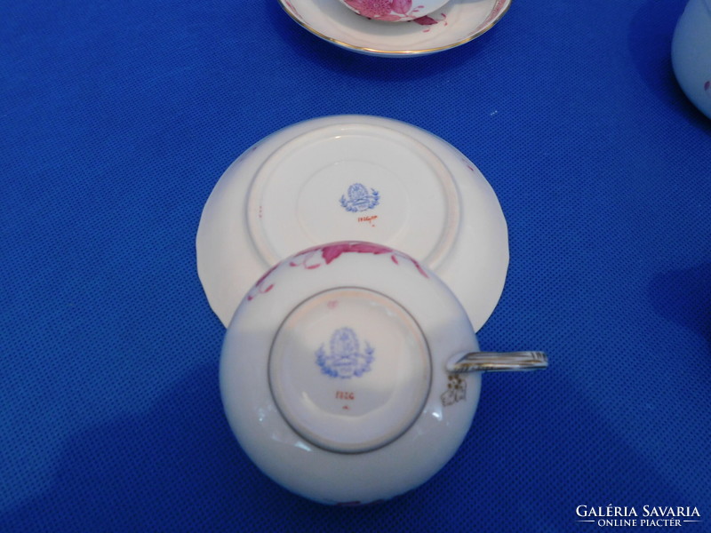 Herend Apponyi pur-pur pattern 6-piece tea set