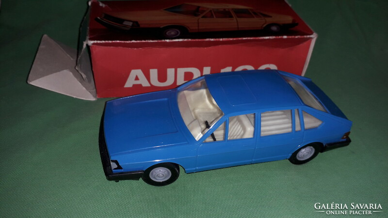 Beautiful condition collectible plastic anchor Audi 100 flywheel toy car with box 20cm as shown in pictures