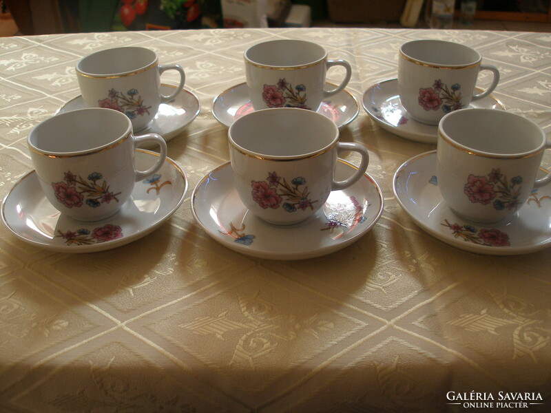 Hölóháza coffee set, porcelain