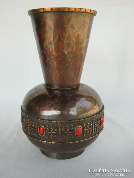 Retro ... Hungarian industrial copper vase