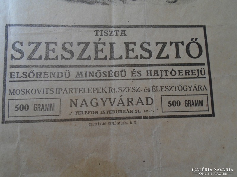 Za466.30 Nagyvárad - yeast wrapping paper 500 grams bilingual