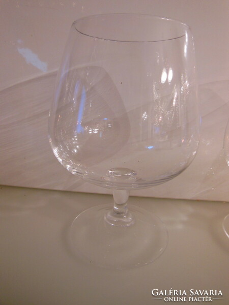 Glass - 3 pcs - 3.5 dl - cognac - giant - Austrian - flawless