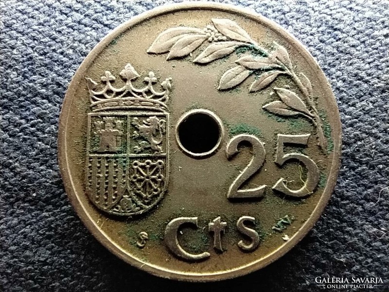 Spanyolország Második diadalmas év 25 centimo 1937 (id66702)