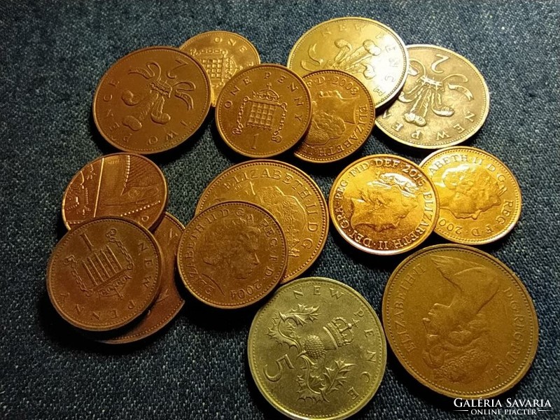 England multi-piece coin lot (id81605)
