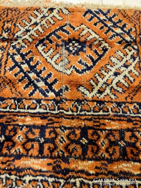 Sz/05 - old Turkmen hand-knotted, 145x300 cm, woolen Persian rug