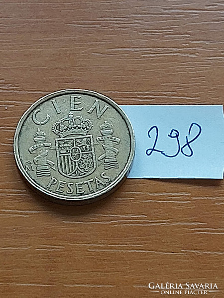Spain 100 pesetas 1984 i. King Charles János, aluminum bronze 298