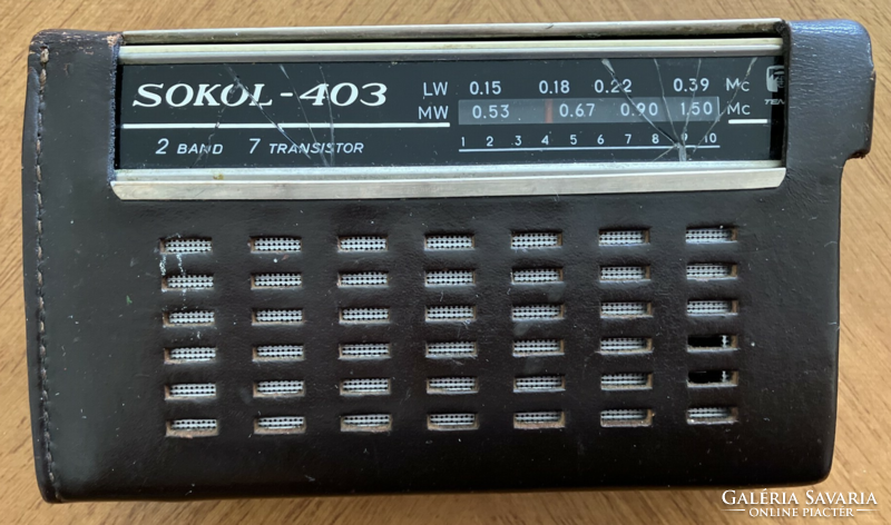 Sokol - 403 retró táskarádió
