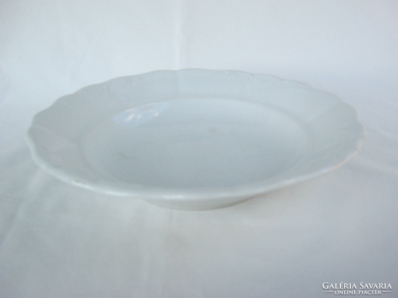 Zsolnay porcelán leveses mély tányér