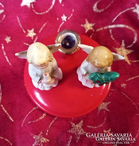 Cute Christmas Kreiss ceramic figurine (angelic candle holder)