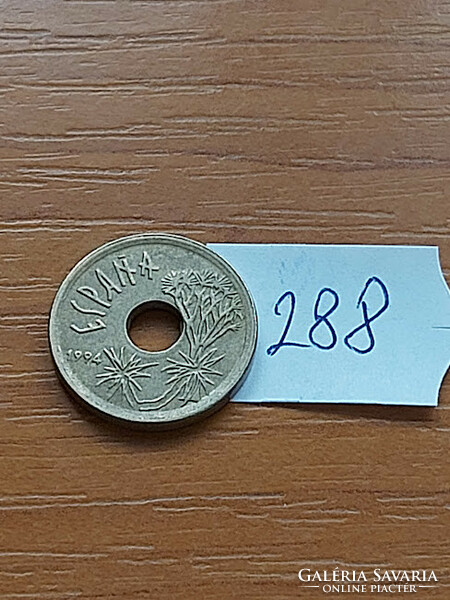 Spain 25 pesetas 1994 Canary Islands, aluminum bronze 288