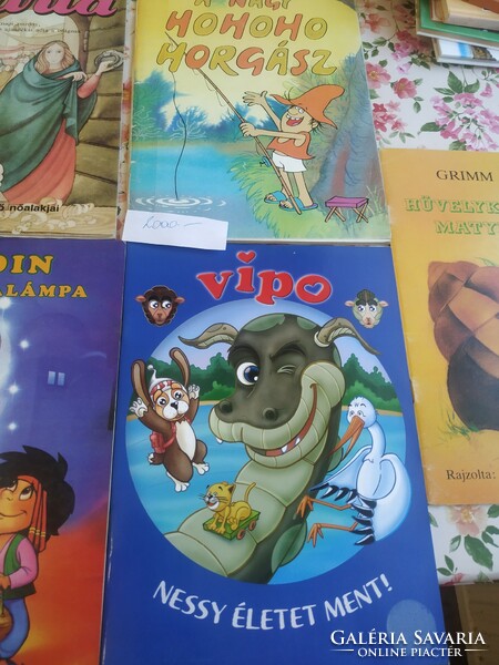 Aladin és a csodalámpa, Mária, A nagy hohoho horgász,Vipo, Hüvelyk Matyi könyv eladó!