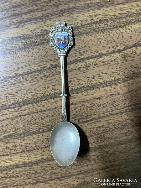 Marked silver decorative teaspoon