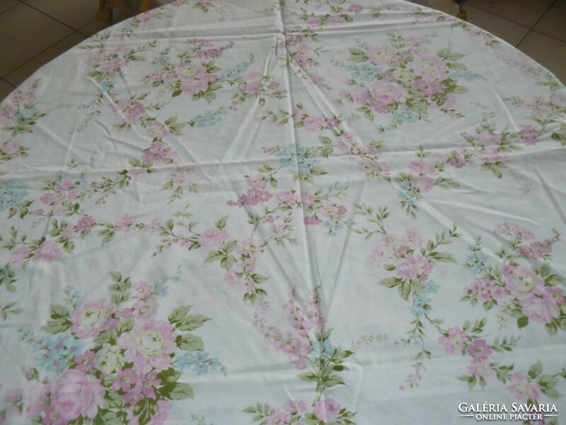 Beautiful pastel colored pillowcase with a vintage rose pattern