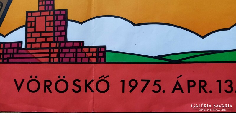 Poster. Btsz - small memorial tour rövkő. 1975