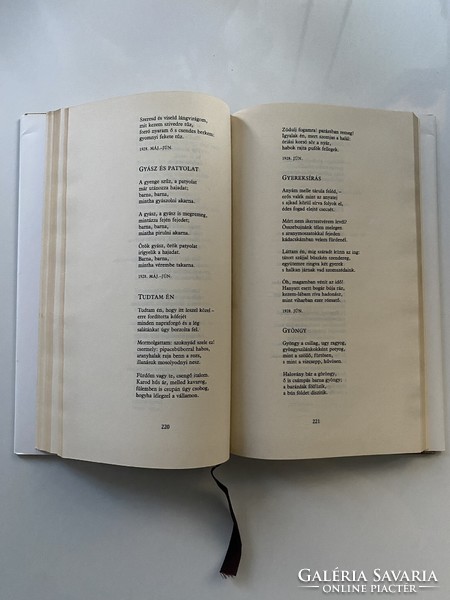 Attila József's poems, Helikon publishing house 1985.