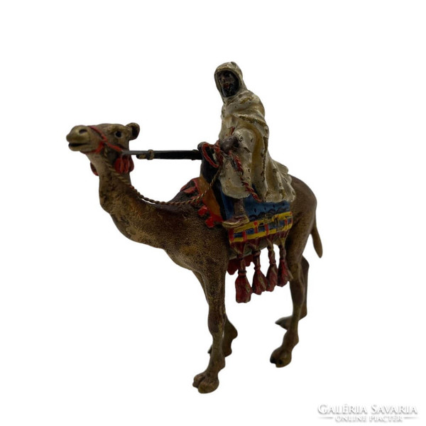 Bergmann - Vienna bronze - Tuareg warrior on camel back m01175