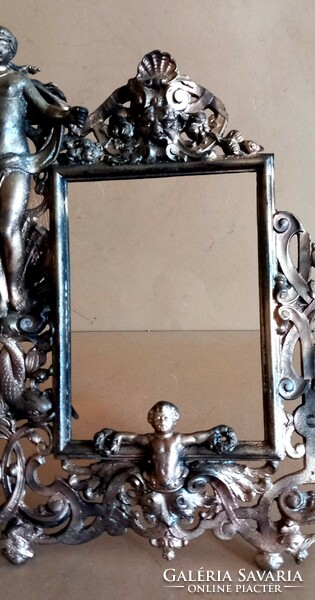 Huge double art nouveau photo frame angel devil venus photo frame. Negotiable!