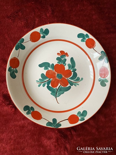 Beautiful floral retro wall plate wall decoration