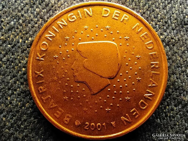 Hollandia Beatrix (1980-2013) 5 euro cent 2001 UNC (id59922)