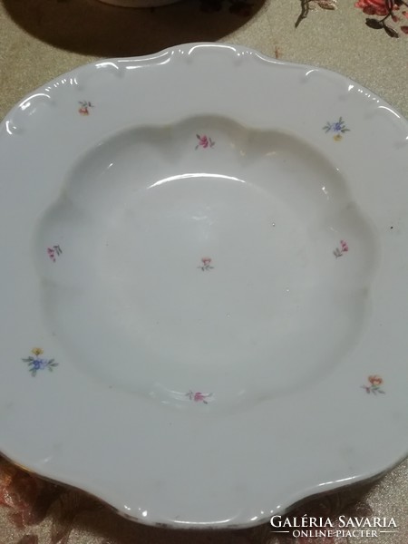 Zsolnay porcelán tányér Antik 33. képeken látható állapotban