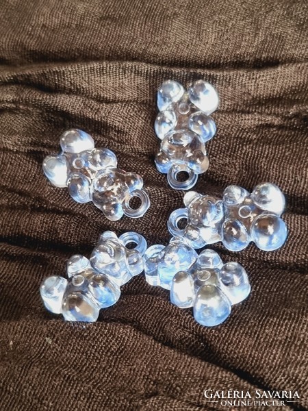 Blue gummy bear pendant