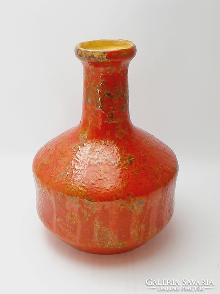 Retro lake head ceramic vase, 19.5 cm