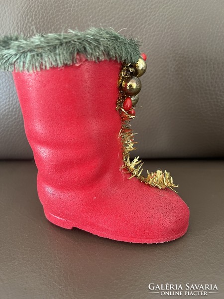 Old Christmas boots, red boots Christmas tree decoration
