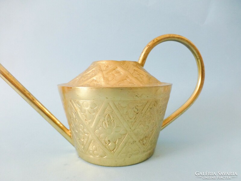 Antique brass, decorative watering can