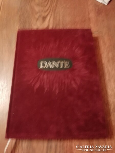 Dante's Divine Play with paintings by Salvador Dalí in velvet binding
