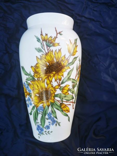 Zsolnay napraforgós gyönyörű váza, hand painted