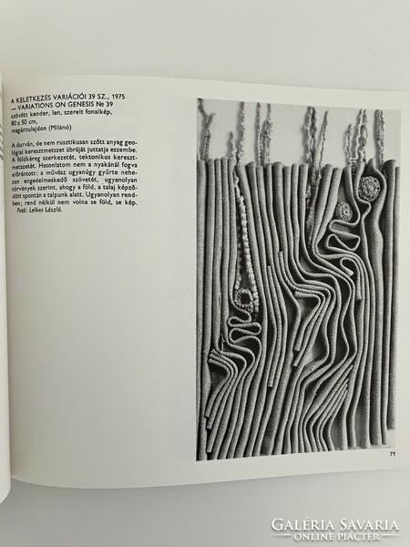 Frank János: Az eleven textil, művészeti könyv