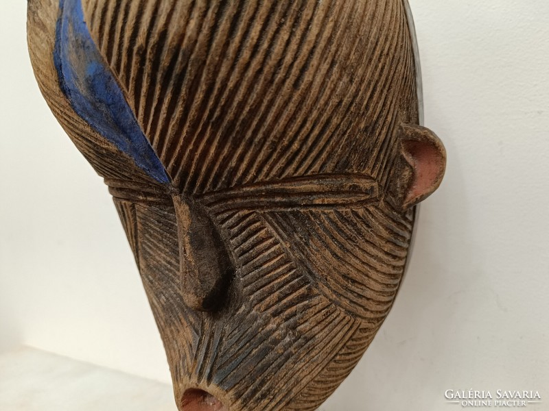 Antique African Africa Songye ethnic group mask Congo African mask 289 drum3 8006
