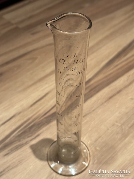 István Grög antique pharmacy measuring cup