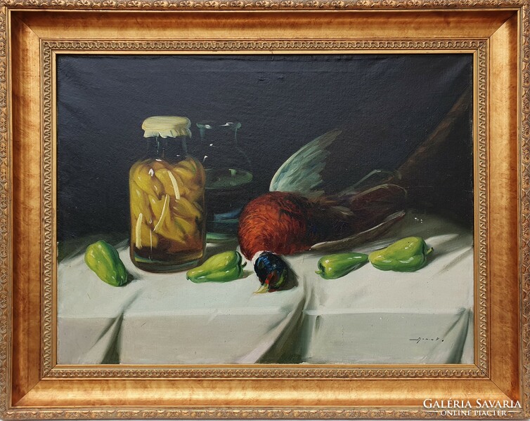 Vilmos Murin / still life with pheasant