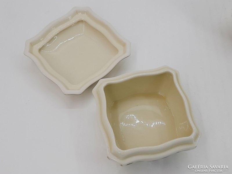 Zsolnay pillangómintás porcelán csomag, 3 db egyben