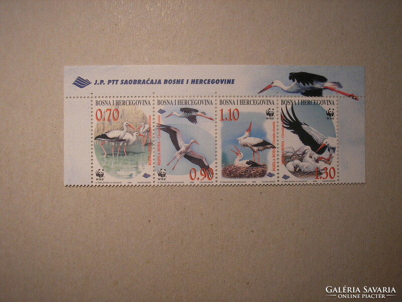 Bosznia-Hercegovina-Fauna, WWF Madarak gólyák 1998