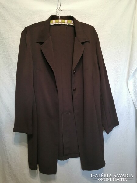 Size 44-46 women's brown transitional blazer, jacket, jacket, without lining
