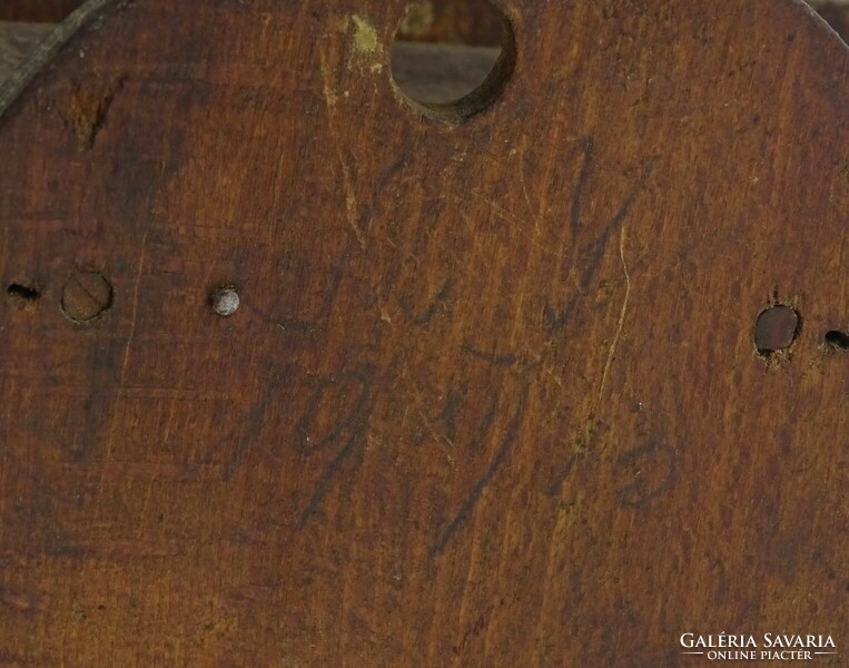 1P438 Antik falióra parasztóra 20.5 cm