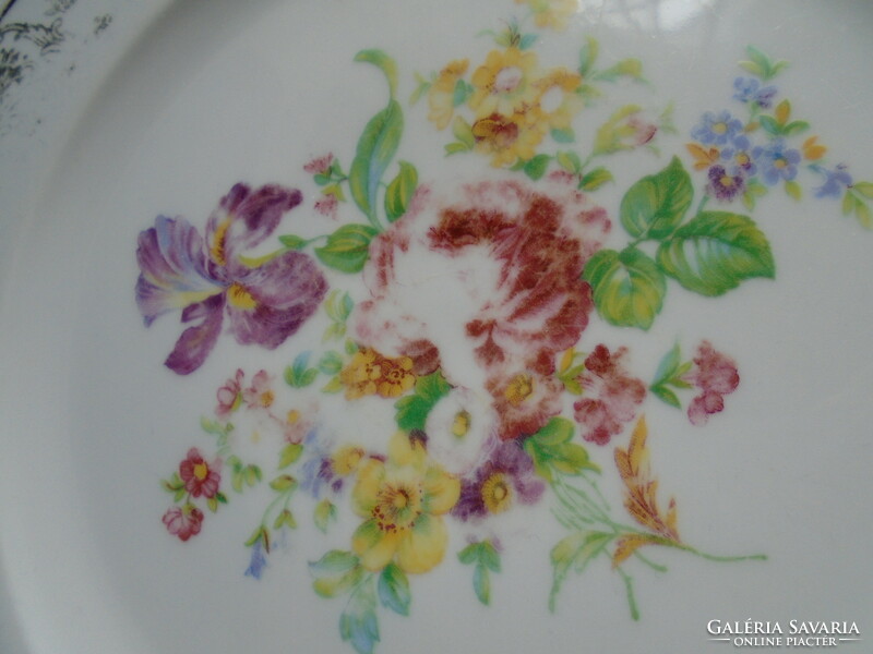 Old, toffee Bavarian plate dia. 27.5 cm.